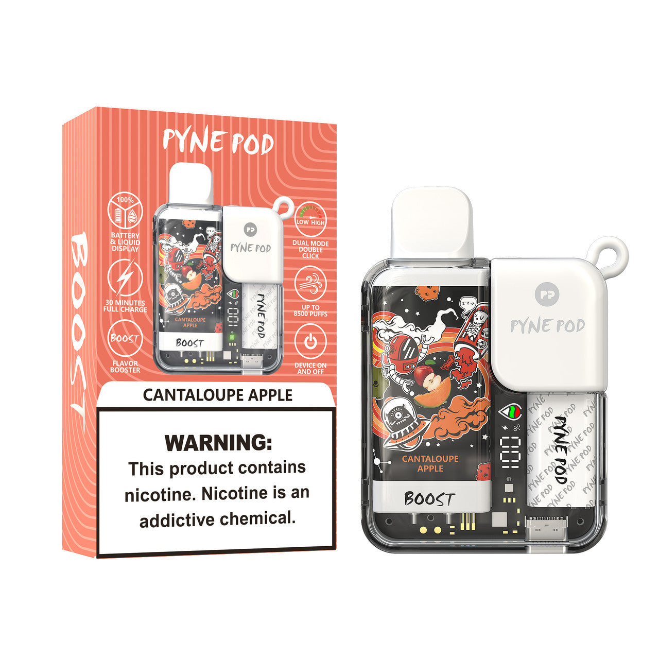 Pyne-Pod-Boost-8500-Cantaloupe-Apple-2-1280x1280-JPG