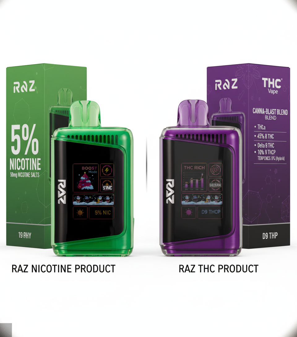 Does Raz Vape Have THC? Understanding Nicotine vs. Cannabis Vapes