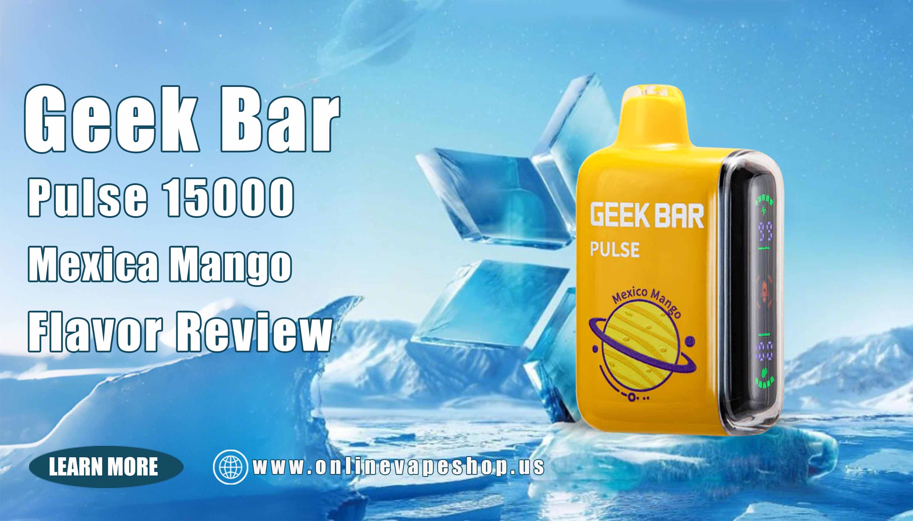 Mexican Mango Geek Bar Pulse 15000 - Black Coral