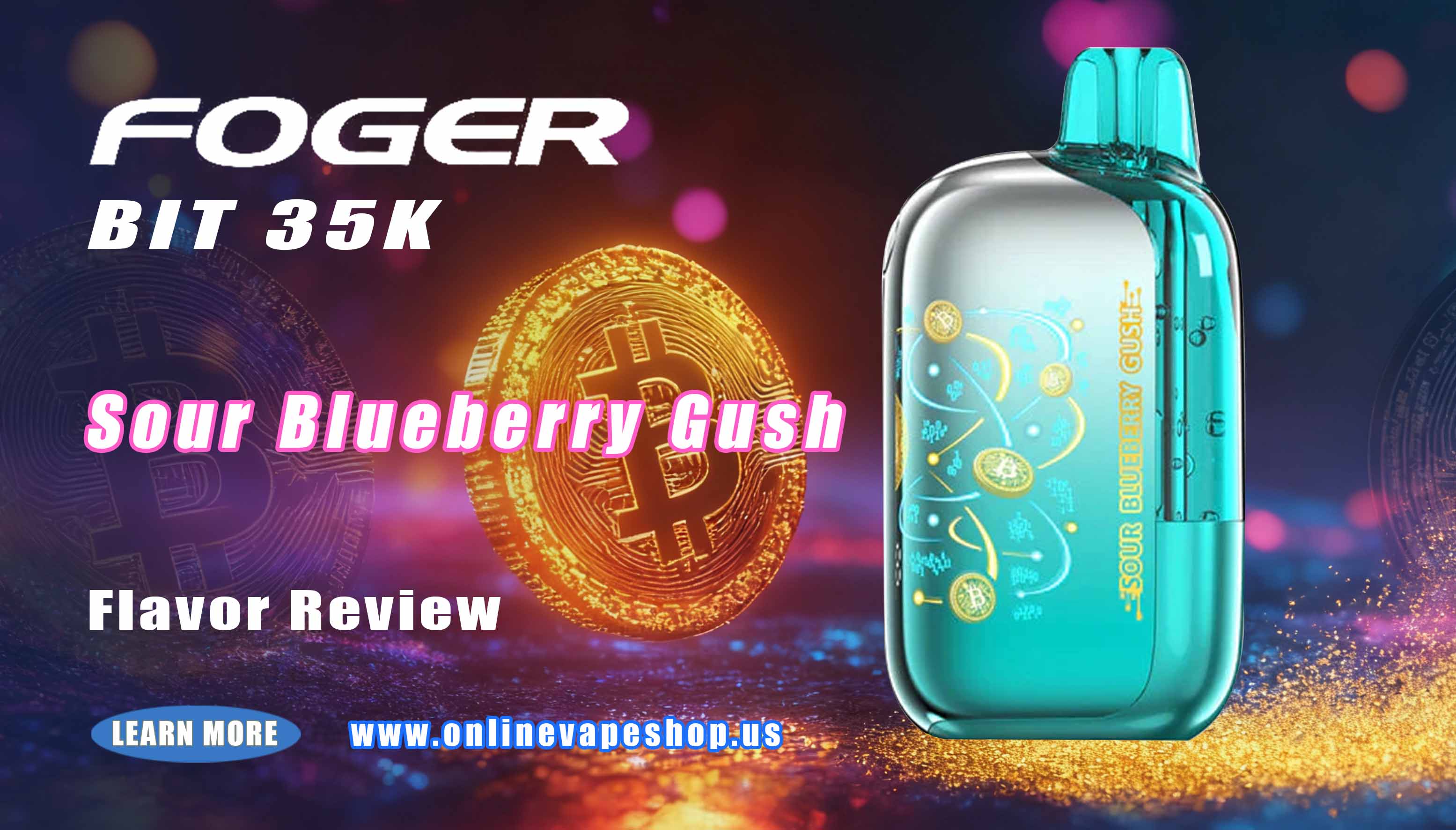 Sour Blueberry Gush Foger Switch Pro 30K Pod - Black Coral