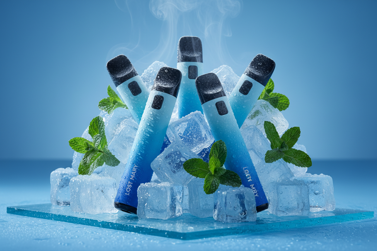 Lost Mary ice mint flavors miami mint cool mint disposable vape