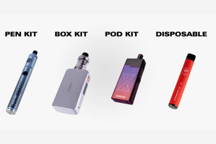 Common types of vapes